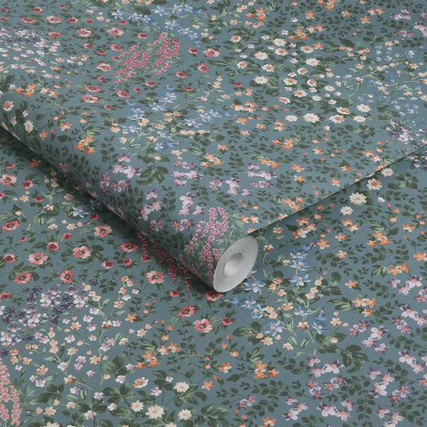 Painterly Flora Wallpaper
