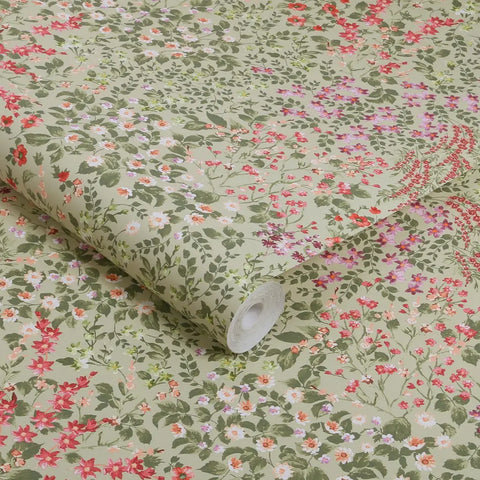 Painterly Flora Wallpaper