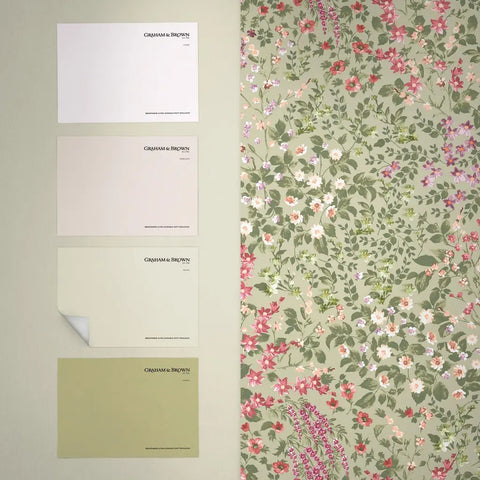 Painterly Flora Wallpaper