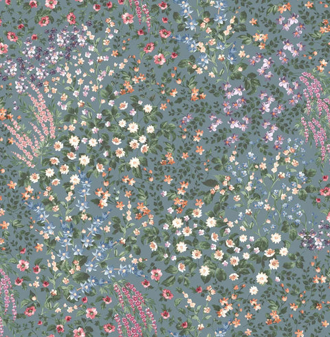 Painterly Flora Wallpaper
