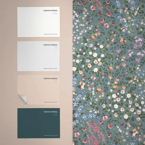 Painterly Flora Wallpaper