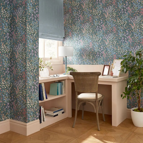 Painterly Flora Wallpaper