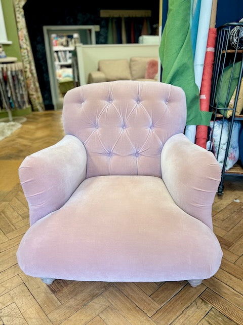 Showroom Pink Duffle Armchair SAVE £405