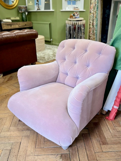 Showroom Pink Duffle Armchair SAVE £405