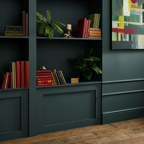Graham & Brown State Room Paint Bookshelves