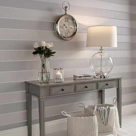 Baroque Bead Stripe Wallpaper