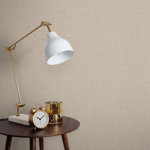 Graham & Brown Wallpaper Linen Beige