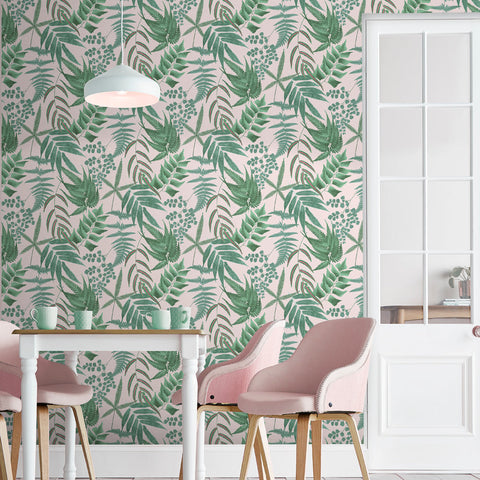 Midsummer Fern Wallpaper