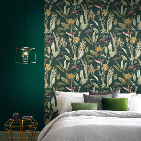 Graham & Brown Wallpaper Glasshouse Green