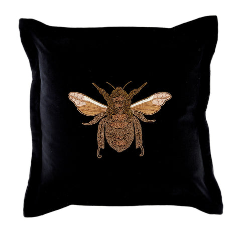 Bee Velvet Cushion