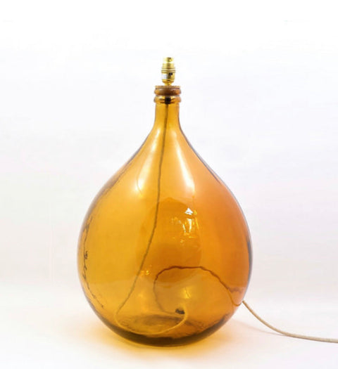 Glass Teardrop Lamp