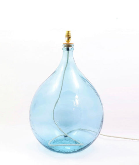 Glass Teardrop Lamp