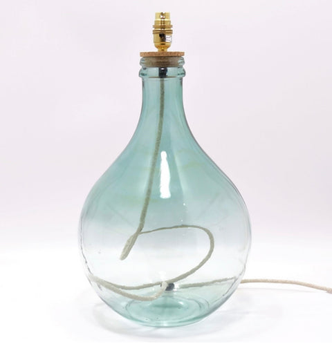 Glass Teardrop Lamp