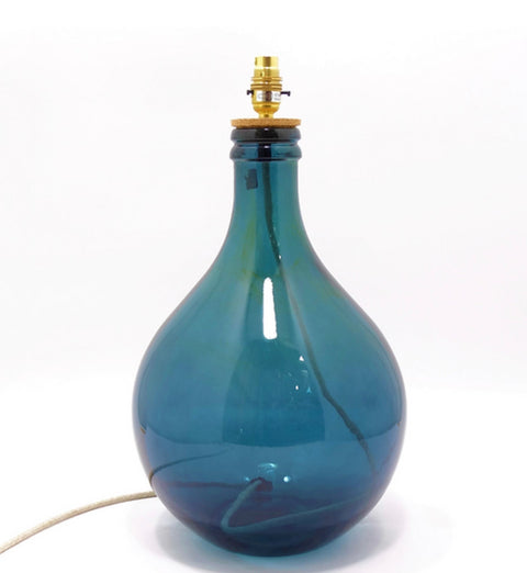 Glass Teardrop Lamp